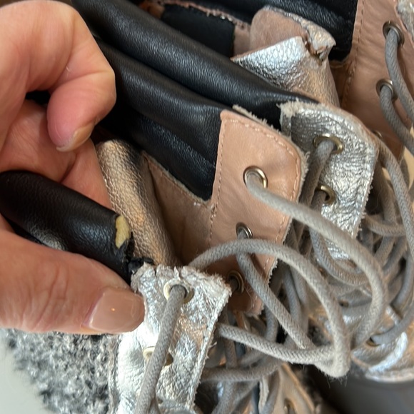 Sam Edelman Caldwell Waterproof Rain
Snow Duck Boots Silver Gray Tweed size 8 - Picture 8 of 13